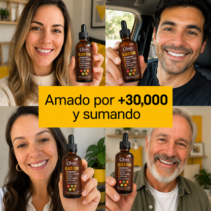 GLUCO TONE® / Gotas Naturales para el Control de Azúcar y Diabetes
