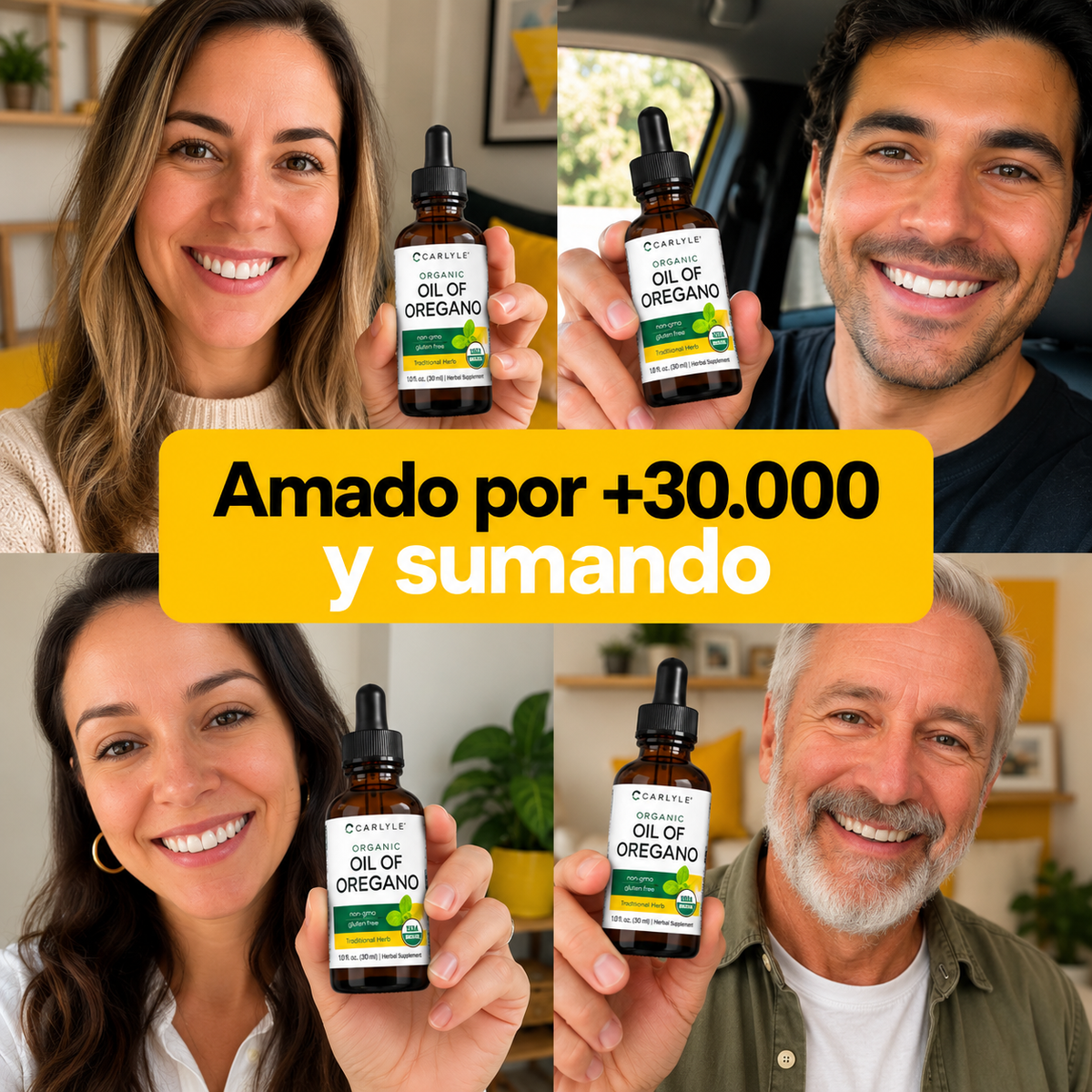 CARLYLE® /  aceite de orégano producto anti oxidante, inflamatorio y microbiano